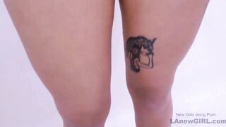 Classic brunette hair gal got enticed by the producer