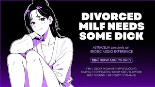 Erotic Audio ASMR - Divorced mother I'd like to fuck is Hopeless for the Handyman's Schlong - Blow job, Creampie, Roleplay