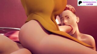 FUTA DOMINATE ANAL SCREW AND CREAMPIE LARGE KNOB FUTANARI ANIME ANIMATION