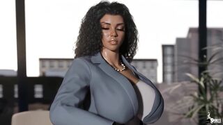 sinless Thick PAWG gets tempted by her trans boss