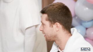 MALES - Benjamin Blue Gets Busted With A Sex tool And Ends Up Riding Malik Delgaty’s Large Dong