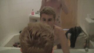 Cute twink gets drilled by dad in the baths