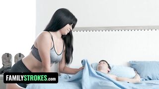 Latin babe Step Sis & Step Mama Lastly Give In to Their Raunchy Urges - FamilyStrokes FULL MOVIE SCENE