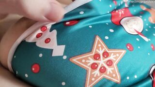 Shy Stepsister lets Me Touch Her Large Boobs on Christmas