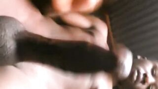 LOUD GROANING JAMAICAN GUY JERKING OFF HIS BI EBONY ROD