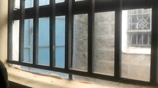 NEARLY CAUGHT ???? PUBLIC JERKING THROUGHOUT THE WINDOW????????