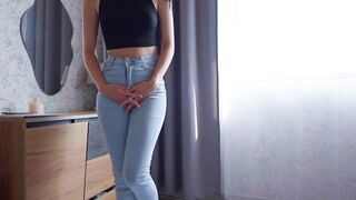 OMG I'm Peeing My Jeans! Female Desperation Pee