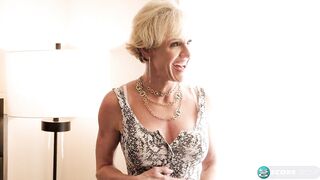 Large-titted wife and mama bangs a large, youthful shlong & gets a