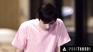 PURE TABOO Pervert Stepson Tricks Tired mother I'd like to fuck Pristine Edge Into Coarse Sex To Lose His Virginity