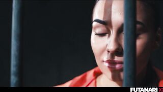 Prison Futanari Transformation - eighteen Years Old Matty Mila Summons Demon and Turns Into Insatiable Tranny