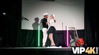 VIP4K. Stripping and giving anal to become a star. Sexy sex with Una Fairy