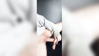 teasing my hunk twat then screwing it so hard i cream