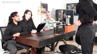 FTM Jaq Quicksilver Having Avid T4T Foursome Sex Session