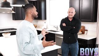 DOWNLOW BOYZ - Lewd Tony Crawls for Brock's Large Bulge