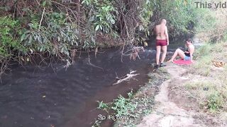 A encounter between strangers at the creek ends in unexpected sex.