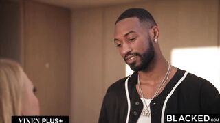 BLACKED Petite Taut Golden-haired Braylin Bailey Takes The Giant Weenie Of Her Life