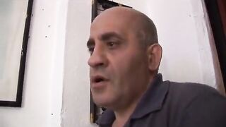 Indecent old pig asks his stepdaughter for an blowjob