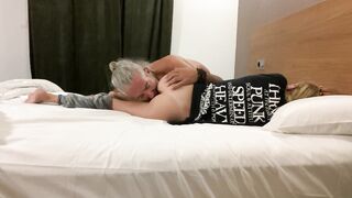 MY SPOUSE'S ALLY WOKE ME UP IN THE MORNING AND I CUM TWICE WITH HIS TONGUE AND HIS RAMROD