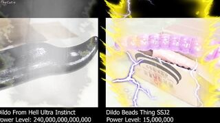 Cute shemale DaniTheCutie tries getting screwed by a weird looking anal beads vibrator hybrid