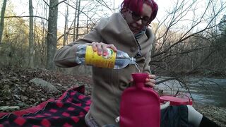 Outdoor cold enema