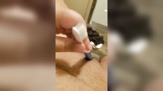 See me masterbate with a toothbrush and take care of myself cause a guy can't