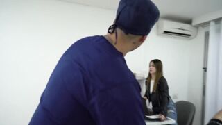 Silly cuckold doctor didn't realized I screwed her wife SARA GOLDEN-HAIRED!