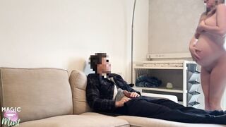 9WEEKS PREGGY TEEN SEDUCES HER MALE WITH A STOMACH DANCE - MAGICMINTCOUPLE