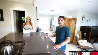 Step son giving step mama a ride