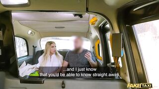 Fake Taxi Hot Nurse gets her uniform on in the backseat