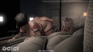 Youthful chap eats the massive booty of a Emo mother I'd like to fuck on Halloween Night - CG Manga - OCICI