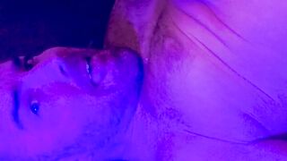 giving my self a facial