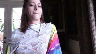 Redhead Little Step Sis is Making OF Movie scenes - Family Therapy - Alex Adams & Laya Rae