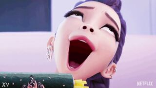 Rumi ate one more one of Kimbap