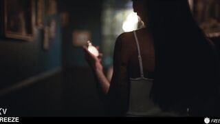 Frozen Lesbo Sex - Coco Bae Gets Time Stopped and Screwed by Lustful Brunette hair