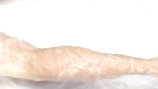 Little Lupe soaked fingering twat hard