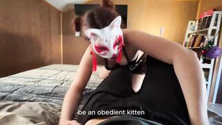 I play with my kitten and her booty. I tame her and let her have a great climax.