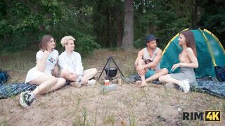 RIM4K. Anal sex and ass fucking between different couples in tents