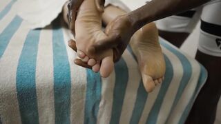 FRESH 2025 - JULIA NORTH GETS TREATED BY A EBONY MASSEUR