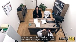 LOAN4K. Asandra Dewy begged a loan and her snatch passed the test