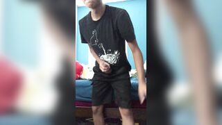 Cute male pleasures himself