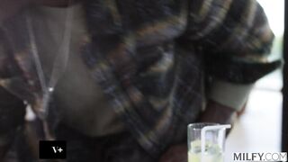 MILFY Penis-Hungry Redheaded mother I'd like to fuck Sophia Locke Gets Spit-Roasted By 2 Huge BBCs