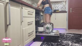 Hawt sexy angel is cooking in the kitchen part 34