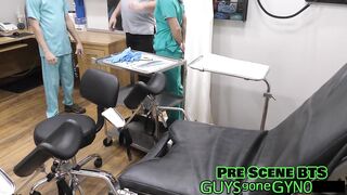 Boy & Female Nurses Learn To Sound Dr. Canada's Cock