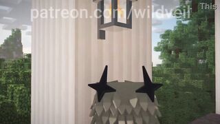 Honkai Starail playgirl gets screwed - Minecraft animation